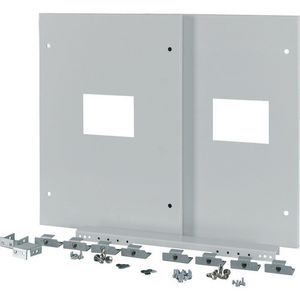XT-XP Frontplaat 2xNZM4-XMV vast HxB=550x800mm