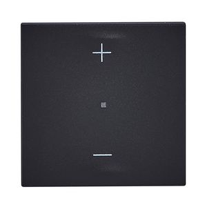 Dimmer 3-draads 0-150W 2 modulen zwart Mosaic