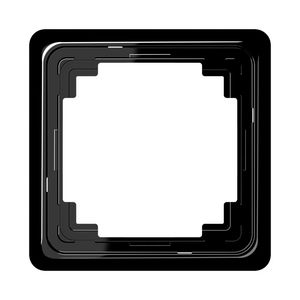 Afdekraam zwart 1-voudig CD-plus