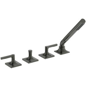 badmengkraan 4-gats 2gr badrand hendelgr z.uitloop magnetic grey (grijs) BD