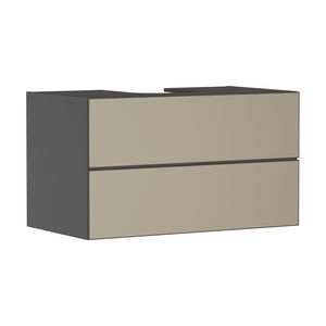 Onderkast Slate Matt Grey / front patterned bronze 980x550mm 2x la voor consoles Xevolos E 54192390