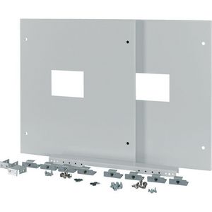 XT-XP Frontplaat 2xNZM4-XMV vast HxB=550x1000mm