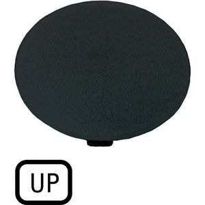 Indicatieplaatje paddestoel zwart "up"