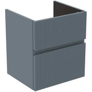 Wastafelmeubel 480x409x540mm matt ashblue 2 laden Finesse