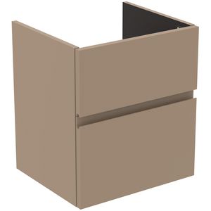 Wastafelmeubel 480x409x540mm mat greige 2 laden Finesse