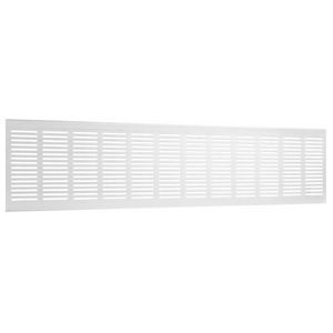 ALU plintrooster 600x150mm F1 aluminium