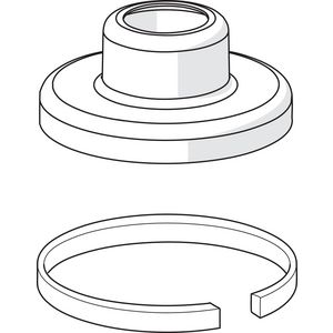 Rozet 70mm 59910094 chroom
