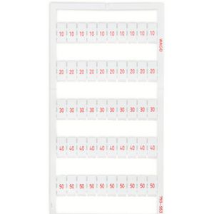 WMB-markeringskaart als kaart bedrukt wit 793-553 VVE=5