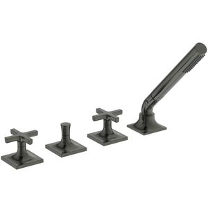 badmengkraan 4-gats 2gr badrand kruisgr z.uitloop magnetic grey (grijs) BD