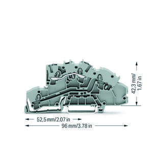 Etage installatieklem bedieningsopening 2,5mm² 7650 VVE=50
