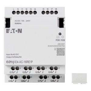 Easy E4 I/O-uitbreiding 100-240V AC 110-220V DC 8DI 8DQ rel