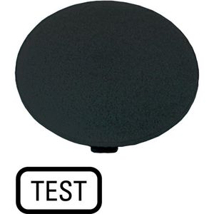 Indicatieplaatje paddestoel zwart "test"