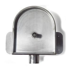 Vergaarbak zink Oud Amsterdam model 80mm