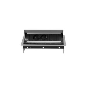 CONI 2x 230V RA 1x blind 0,2m GST o.g. zilvergrijs