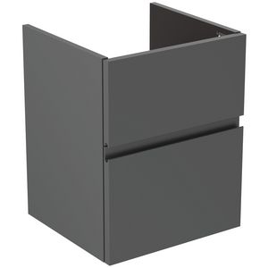 Wastafelmeubel 430x402x540mm matt anthracite 2 laden Finesse