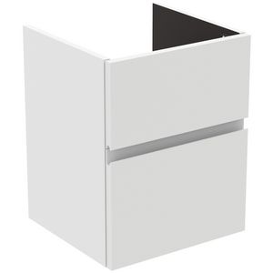 Wastafelmeubel 430x402x540mm matt white 2 laden Finesse