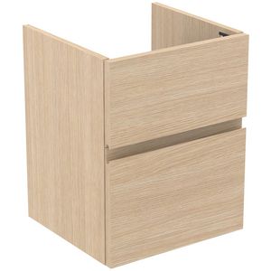 Wastafelmeubel 430x402x540mm white oak 2 laden Finesse