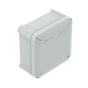 Kabeldoos znd invoeropening 114x114x57 . lichtgrijs 7 VVE=5