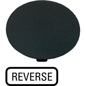 Indicatieplaatje paddestoel zwart ""reverse""