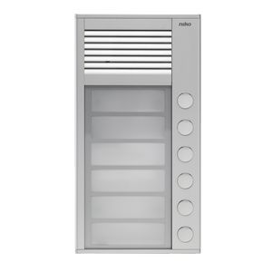Opbouwbuitenpost 16mm met 6 bellen
