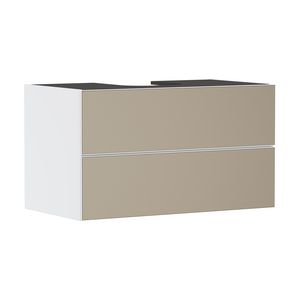 Onderkast mat wit / front patterned bronze 980x550mm 2x la voor consoles Xevolos E 54190390