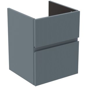 Wastafelmeubel 430x402x540mm matt ashblue 2 laden Finesse