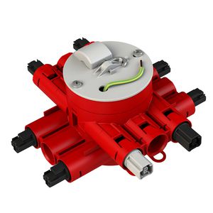 Stekerbare centraaldoos BW geschakeld lichtpunt CHS75-G6
