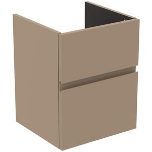 Wastafelmeubel 430x402x540mm mat greige 2 laden Finesse