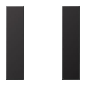 Tastafdekking compleet 1-voudig LS-Dark KNX