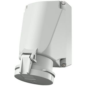 Wandcontactdoos 63A 5-polig  1H 50V IP44
