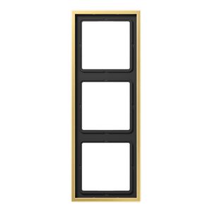 Afdekraam 3-voudig LS messing klassiek