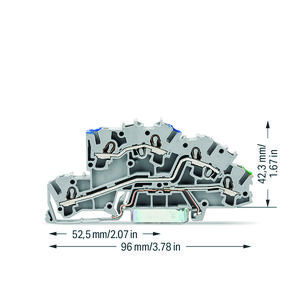 Etage installatieklem bedieningsopening 2,5mm² 7646 VVE=50