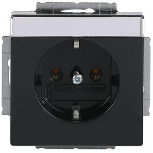 Tekstwandcontactdoos ra Centraalplaat inb f-antraciet (20 EUN-81)