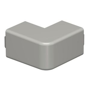 Buitenhoek 25x25mm polyvinylchlorid steengrijs VVE=4