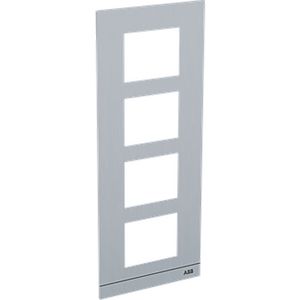 Welcome buitenpost frame audio, maat 1/4, aluminium