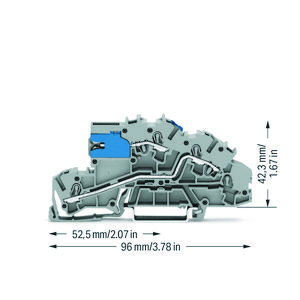 Etage installatieklem bedieningsopening 2,5mm² 7640 VVE=50