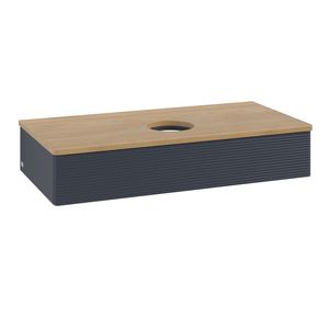 Wastafelonderkast Antao 1000x190x500mm Mid.Blue Matt Lacquer K09111HG