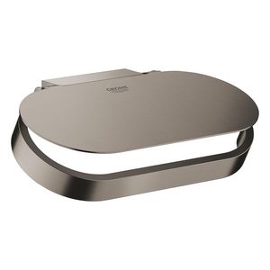 Selection closetrolhouder met klep 41069AL0 hard graphite geborsteld (mat donker grijs)