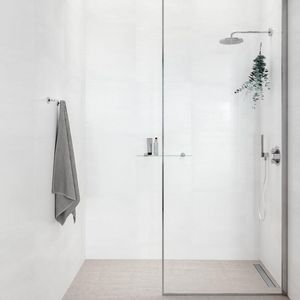 Wandhaak enkel chroom (rozet 48mm) NEMOX