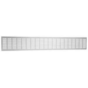 ALU plintrooster 1000x150mm F1 aluminium