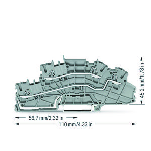 Etage installatieklem bedieningsopening 2,5mm² 6642 VVE=50