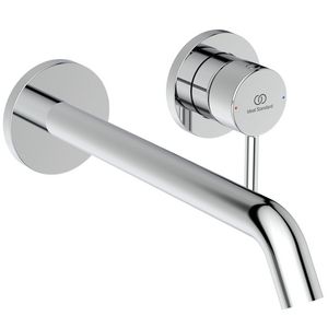 Wandmengkraan m. uitloop 220mm opbouwdelen chroom ceraline nuovo