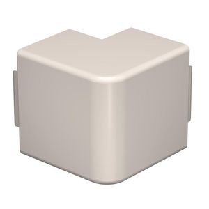 Buitenhoek 60x90mm polyvinylchlorid creme wit 9001 VVE=2