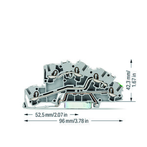 Etage installatieklem bedieningsopening 2,5mm² 7645 VVE=50