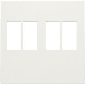 Afwerkingsset 2-voudige luidsprekeraansl. white