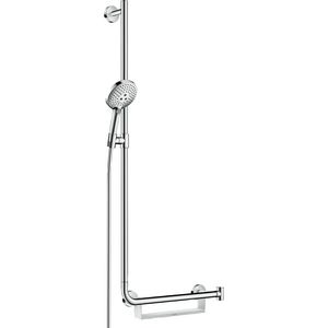 Raind. Select S120 glijstangset 1100mm chroom LI met handd/plan.
