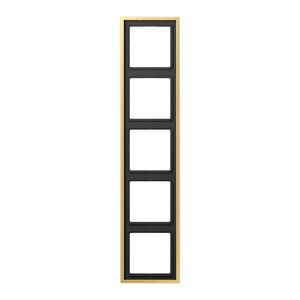 Afdekraam 5-voudig LS messing klassiek