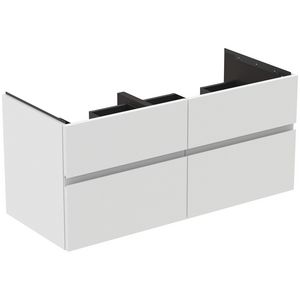 Wastafelmeubel 1200x505x550mm matt white 4 laden Finesse