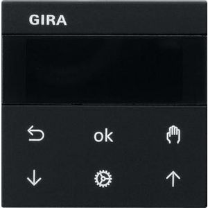 S3000 jl.-/schakelklok Display System 55 zwart m