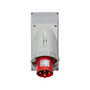 Toestelcontactstop 400V 63A 3P + A IP67 rood P17 Tempra